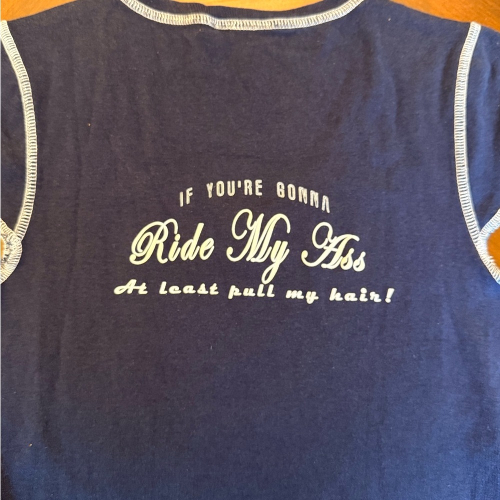 Women's Navy Graphic Tee